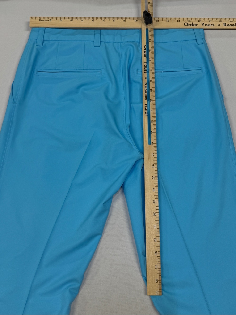 J.Lindeberg Men's Golf Performance Pants Blue, Slim Fit, 32x34 - Picture 7 of 9